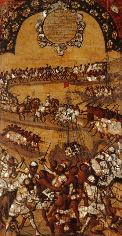 The Conquest of Mexico. Plate XXI by Miguel Gonzales
